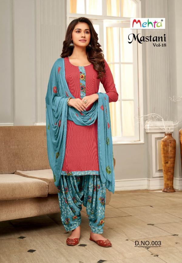 Mehta Mastani Vol-18 Rayon Designer Dress Mtaerial